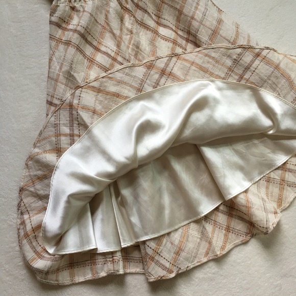 {Gianni Bini} Linen Strapless Dress - Picture 3 of 8